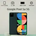 Смартфон Google Pixel 5А, 6GB, 128GB, Android 11, OLED-экран, тёмно-зелёный