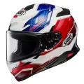 Мотошлем SHOEI NXR 2 CAPRICCIO глянцевый (бело-сине-красно-черный, TC-10, M)