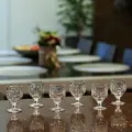 Хрустальные рюмки на ножке для водки, ликера, коньяка 15 мл. набор 6 шт. Неман 5290 900/34