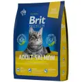 Корм Brit Premium Cat Adult Salmon с лососем для взрослых кошек 8 кг