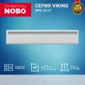 NOBO Viking NFK2S 07, премиум конвектор электрический, электрический обогреватель для дома, 0.75 кВт, высота 20 см, с термостатом.