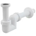 Трубный (коленный) сифон для душевого поддона, для мойки, для стиральной машины, для ванны, для унитаза, для сифона, для раковины, для биде Alcadrain A45F-DN32