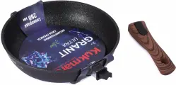 Сковорода Kukmara 260/60мм Granit Ultra blue, съемная ручка soft touch, литой алюминий, сгг262а
