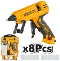 Пистолет клеевой 220 Вт 11 мм INGCO GG308 INDUSTRIAL (24)