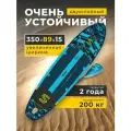 Cапборд надувной, двухслойный ASIATICUS 11'6 350х89х15 см, Sup board для плавания и серфинга с веслом / Skatinger