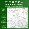 Плитка из пенопласта потолочная с рисунком под мрамор экструдированная