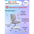Детское кресло FunDesk LST9 grey, с подлокотниками и подставкой для ног