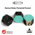 Мел для бильярда Kamui Roku Pyramid Forest, для наклейки, шестигранный, зеленый, 1 шт.