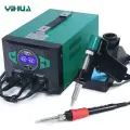Паяльная станция демонтажный паяльник YIHUA 948D-III паяльник 110Вт+ , быстрым нагревом, светодиодным дисплеем.