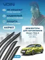 Дефлекторы окон Voin для Nissan Tiida III 2015-2018 накладные 4 шт.