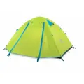 Палатка Naturehike P-Series 3-местная, алюминиевый каркас, желтая