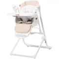 Стульчик для кормления Carrello Triumph, Cream Beige, бежевый цвет, для детей с рождения 0+ с маятниковым механизмом укачивания