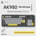 Игровая клавиатура AJAZZ AK980 Gift Switch V2, с подсветкой, механическая, беспроводная, Русская раскладка