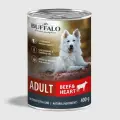 MR.BUFFALO ADULT DOG BEEF & HEART для взрослых собак всех пород с говядиной и сердцем банка 400грNEW 400 гр х 6 шт