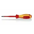 Отвёртка KNIPEX VDE PlusMinus Pozidriv PZ/S 2 x 100 мм, с узким концом, длина 212 мм, диэлектрическая KN-982502SLS