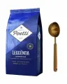 Кофе в зернах Poetti Legenda Espresso Арабика/Робуста, 1 кг + ложка