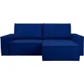 Угловой диван-кровать Forrest Конер синий, правый угол, Еврокнижка, 250х155х65 см