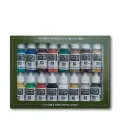 Набор акриловых красок Vallejo серии Model Color - Medieval Colors 70142 (16 красок по 17 мл)