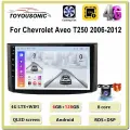 Магнитола для Chevrolet Aveo T250 2006-2012, Автомагнитола Шевроле Авео ,4G Android 6+128GB 2din Мультимедиа Bluetooth FM WIFI Автомобильный