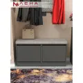 Обувница №23 Мебельная фабрика Лена 100x30x52, до 120 кг, с сиденьем