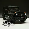 Большой металлический Гелик 28 см с дымом, Мерседес Гелендваген AMG в масштабе 1:18