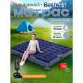 Надувной матрас Pavillo Airbed, двухместный, флокированный, синий