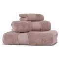 Полотенце из хлопка и тенселя Hamam, Mineral 100*150 см, пыльно-розовый (powder)