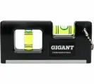 Магнитный компактный уровень Gigant Professional 100 мм 2 глазка GPGW-10-1