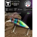 Воблер JACKALL Abbey Minnow 38SF цв. uv ul tamamushi tiger