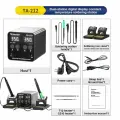 Паяльная станция MECANICIEN TA-212 с двухразрядным дисплеем и постоянной температурой, с паяльным наконечником T12