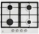 Газовая варочная поверхность Jacky's JH GW633W, белая, 4 конфорки