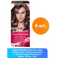 GARNIER Color Sensation стойкая крем-краска для волос, 6.12 Сверкающий Холодный Мокко, 110 мл - 6 шт