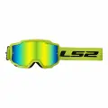 Очки кроссовые LS2 CHARGER Goggle с хамелеон линзой (желтый, hiv yellow with yellow iridium visor, Универсальный)