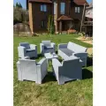Комплект садовой мебели Royal Family LANA LUX XL, светло-серый