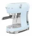 Кофемашина Smeg ECF02PBEU, эспрессо, мощность 1350Вт, механическая, 1л, голубая