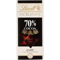 Шоколад Lindt Excellence горький 70% какао шоколадный, 100 г