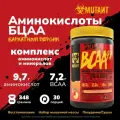 Аминокислоты BCAA Mutant ВСАА 9.7 с электролитами 348 грамм, Бархатный персик