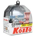 Лампа автомобильная галогенная KOITO Whitebeam III P0752W H3 4000K 12V 55W (100W) H3 4000K 2 шт.