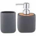 Набор аксессуаров для ванной комнаты Lefard House, 2 предмета: дозатор для мыла + стакан для зубных щеток и пасты