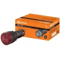 TDM Сигнализатор звуковой AD22-22M/r31 d22 мм (LED) индикация 220В AC красный TDM SQ0746-0004