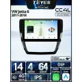 Магнитола Volkswagen Jetta 6 2011-2018 Teyes CC4L 4/64GB, штатная магнитола, IPS, DSP,4G, Wi-Fi