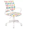 Детское кресло Бюрократ BUROKIDS 1 W монстры white