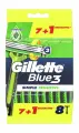 Gillette Blue 3 Simple Sensitive 8 Pack Набор из 8 одноразовых бритвенных станков с тремя лезвиями 100мл