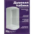 Душевая кабина Niagara Promo 110x80 L P110/80/26L/MT без гидромассажа без гидромассажа белый Китай