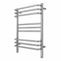 Полотенцесушитель Terminus (Терминус) Прато П9 500х700мм, электрический, межосевое расстояние 500мм, высота 700мм, сверхпрочная пищевая нержавеющая сталь, сенсорный диммер 5-ого поколения Sensor Quick Touch, таймер выключения, гарантия 5 лет