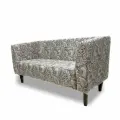 Диван прямой авди 140х67х77 см, нераскладной, огурцы микровелюр