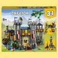 Конструктор креатор Средневековый замок 3в1, 1426 детали, совместим с Creator 31120