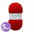Пряжа Пехорка Ангорская теплая (88), красный мак, 5 шт. по 100 г