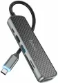 Концентратор USB (2*USB, PD60W, HDMI, TF, SD) HOCO HB24