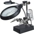Держатель третья рука онлайт 90 053 с лупой